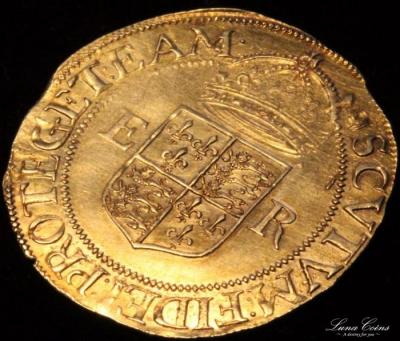 会員様限定　イギリス　エリザベス1世　1592-5年　ハーフポンド金貨