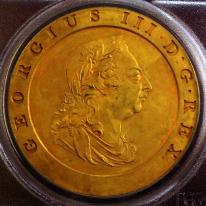 1797Gilt Copper 2 pence obv