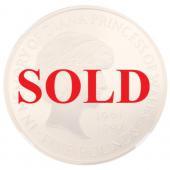 イギリス1999年　エリザベス5ポンドプルーフ金貨　ダイアナ追悼　NGC　PF69UCAM　付属品付