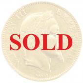 フランス 1866年BB 100フラン金貨 ナポレオン3世 有冠 PCGS AU50