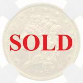 アメリカ　1836年　5ドル金貨　クラシック　リバティ　NGC　AU55