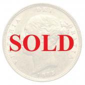 イギリス　1885年銘　ハーフソブリン金貨　ヴィクトリア　ビクトリア　Victoria ヤングヘッド　EF-　極美品-