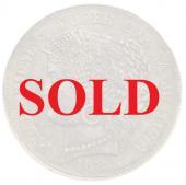 ペルー1882年LM 5ペセタ　セレス女神　大型銀貨　PCGS XF45