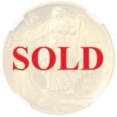 イタリア 1931R 100リレ金貨ヴィットリオ・エマヌエーレ3世　体制9周年　NGC MS63