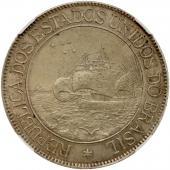 ブラジル 1900年 2000レイス  銀貨 ブラジル発見400年記念 限定発行20000枚　NGC UNC未使用