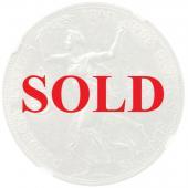 オーストリア-ハンガリー 1908年銘 5コロナ 銀貨 フランツ・ヨーゼフ1世 NGC AU55