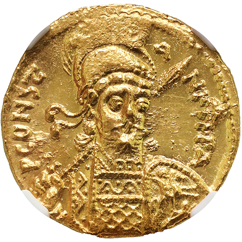 ビザンチン帝国(東ローマ帝国) AD668-685年 ユスティニアヌス一世