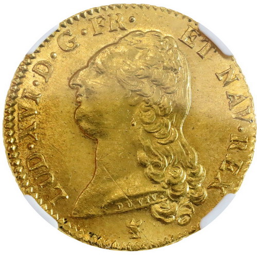 フランス 1786I 2ルイドール 金貨 ルイ16世 NGC MS64 状態稀少ハイグレード【アンティークコイン・金貨・銀貨の販売・買取 ルナコイン】