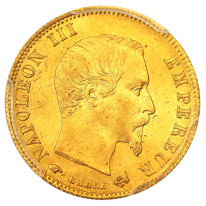 ★【人気のフランス皇帝】1868年 フランス ナポレオン３世 100フラン金貨