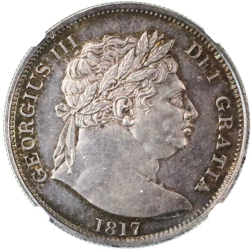 イギリス 1817年 ハーフクラウン銀貨 ジョージ3世 GREAT BRITAIN