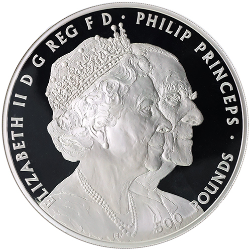 イギリス　2ポンド銀貨（ジェーン・オースティン）2017年