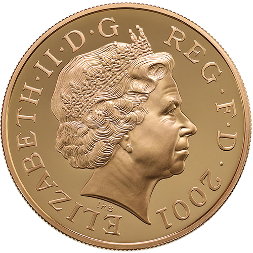 イギリス 2001年 5ポンド プルーフ金貨 ヴィクトリア ビクトリア