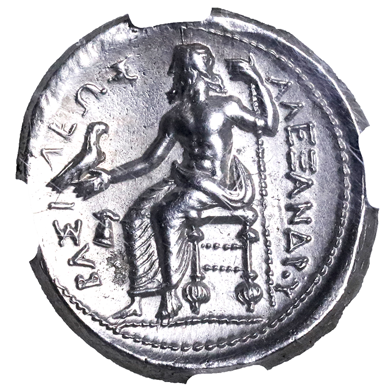 古代マケドニア王国 BC336-323 アレキサンダー3世 テトラドラクマ銀貨