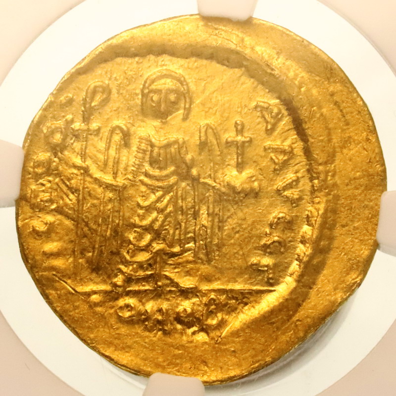 ビザンチン帝国(東ローマ帝国) AD602-610 フォカス一世 ソリデュス