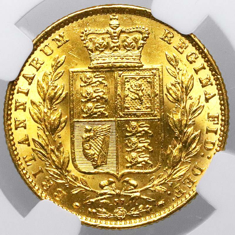 イギリス グレートブリテン 1866年銘 ソブリン金貨 ビクトリア