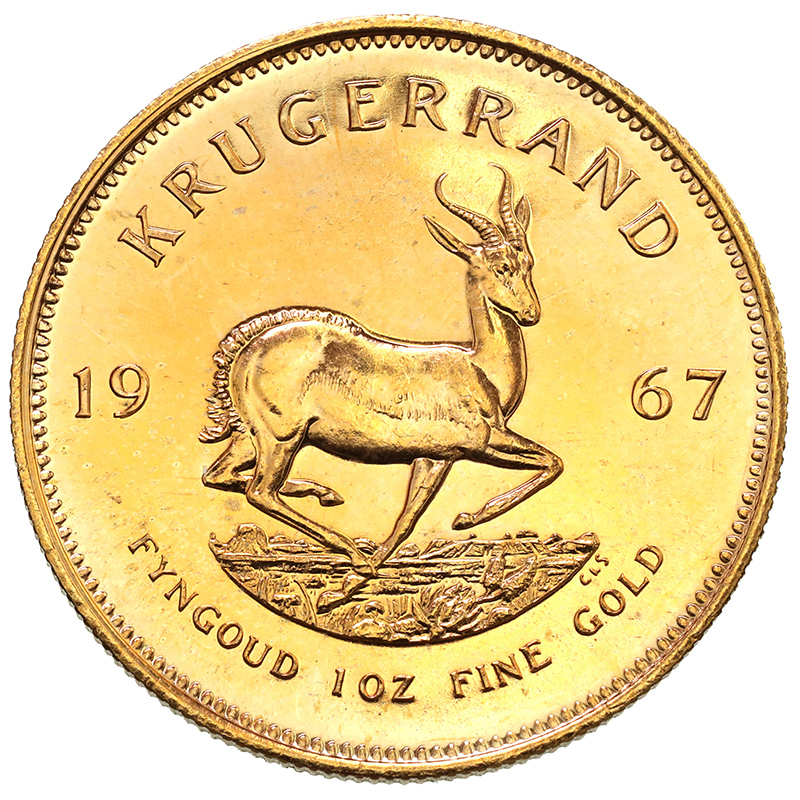 クルーガーランド　金貨　1/10 oz 1980年　南アフリカ