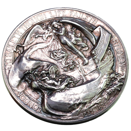 イギリス 1887年 ビクトリア ヴィクトリア Victoria 銀メダル