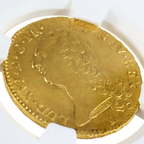 フランス 1786I 2ルイドール 金貨 ルイ16世 NGC MS64 状態稀少ハイ