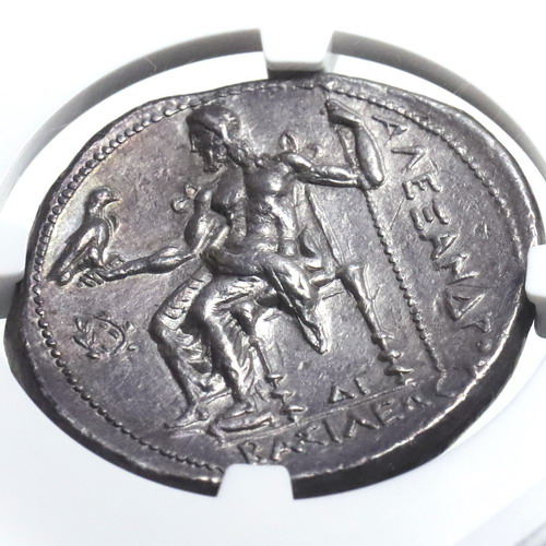 古代マケドニア王国 BC336-323 アレキサンダー3世 テトラドラクマ銀貨 ...