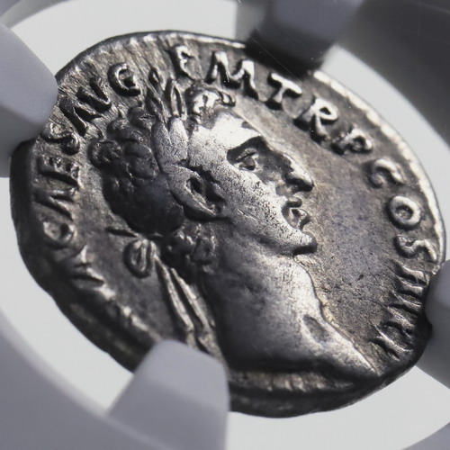 古代ローマ AD96-98年 ネルウァ(Nerva ネルヴァ) デナリウス銀貨 NGC
