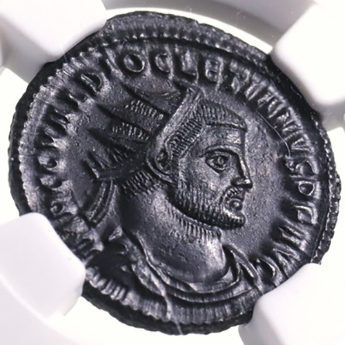 古代ローマ AD284-305年 ディオクレティアヌス 銅貨 NGC MS