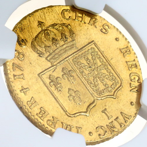 フランス 1786I 2ルイドール 金貨 ルイ16世 NGC MS64 状態稀少ハイグレード【アンティークコイン・金貨・銀貨の販売・買取 ルナコイン】