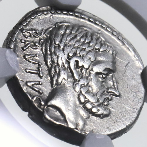 古代ローマ帝国 BC54年 デナリウス銀貨 AHALA BRUTUS アハラ