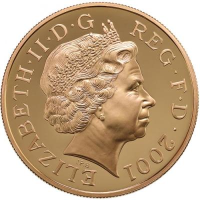 イギリス 2001年 5ポンド　プルーフ金貨 ヴィクトリア　ビクトリア　Victoria 没後100年 FDC完全未使用 保証書・化粧箱付き