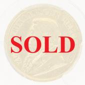 南アフリカ　1894年　1ポンド　金貨　クルーガー　PCGS　AU50