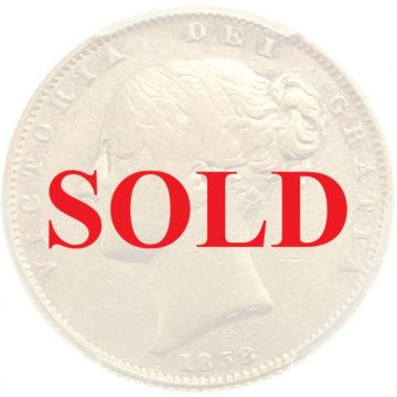 イギリス 特年1838年銘初年度発行　ソブリン金貨　ヴィクトリア　ビクトリア　Victoria ヤングヘッド　PCGS XF45　レアRare