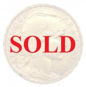 フランス　1906年銘　20フラン　金貨　ルースター　聖マリアンヌ