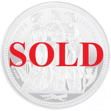 イギリス 2020年 The Great Engravers第2弾 スリーグレイセス　5ポンド 2オンス プルーフ純銀貨　エリザベス女王 NGC PF70UCAM First Releases