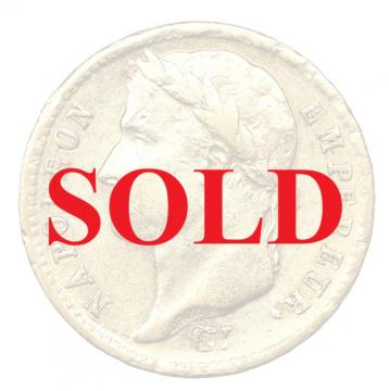 フランス 1813年A 20フラン 金貨 ナポレオン・ボナパルト 有冠 パリミント