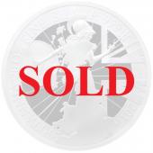 イギリス 2017年 250ポンド 20オンス 超大型 ブリタニアプルーフ純銀貨 エリザベス2世 NGC PF70ULTRA CAMEO 発行350枚　ONE OF FIRST 100 STRUCK