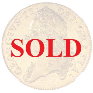 イギリス　1748年銘　5ギニー金貨　ジョージ2世　NGC鑑定 AU50