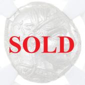 古代ギリシャ　アッテカ アテネ　テトラドラクマ銀貨　フクロウ　BC440-404　NGC MS