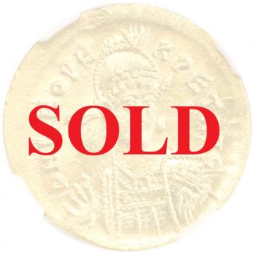 古代東ローマ帝国 AD457-474年 ソリデュス(ソリダス) 金貨 レオ1世 NGC MS　未使用