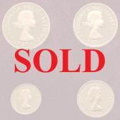 イギリス 2002年 エリザベス2世 ゴールデンジュビリー マウンディセット プルーフ金貨 4枚セット ケース入り FDC 完全未使用