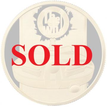 イギリス 2021年 100ポンド1オンスプルーフ エリザベス2世 純金貨 "THE WHO" ミュージックレジェンドシリーズ 限定発行枚 FDC完全未使用 共箱COA