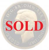 イギリス　1937年銘　5ポンドProof金貨　ジョージ6世　PCGS　PR64DCAM