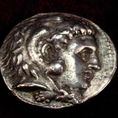 古代マケドニア　テトラドラクマ銀貨　アレクサンドロス3世BC336-323