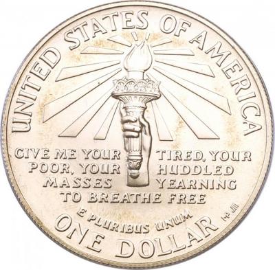 アメリカ　1986年　自由の女神100周年　プルーフ金貨・銀貨　3枚セット　ケース付3枚セット　