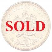 メキシコ　1945年Mo　2ペソ 金貨　メキシコシティミント　UNC　未使用