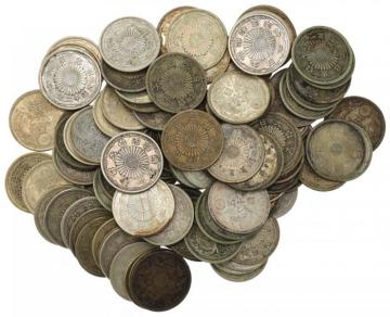 日本　大正～昭和　鳳凰　50銭五十銭銀貨　100枚セット