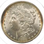 アメリカ 1885年　1ドル銀貨　モルガンダラー　PCGS　MS63