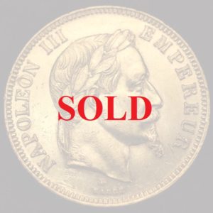 フランス　1862A　100フラン大型金貨ナポレオン三世月桂冠　大特価放出