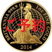 イギリス GREAT BRITAIN ブリタニア 2014年 100ポンド 1オンスoz等　『見返り美人』エリザベス2世プルーフ純金貨6枚セット　限定250setシリーズ最人気 保証書特製化粧箱FDC