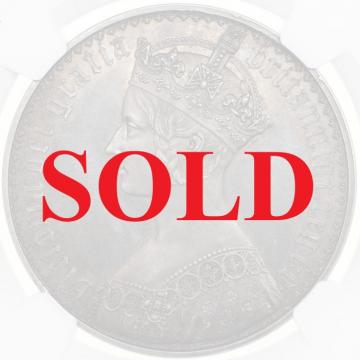 イギリス 1847年ヴィクトリアビクトリアゴシッククラウン プルーフ銀貨プレーンエッジ BULL-2578a ESC R4指定レア